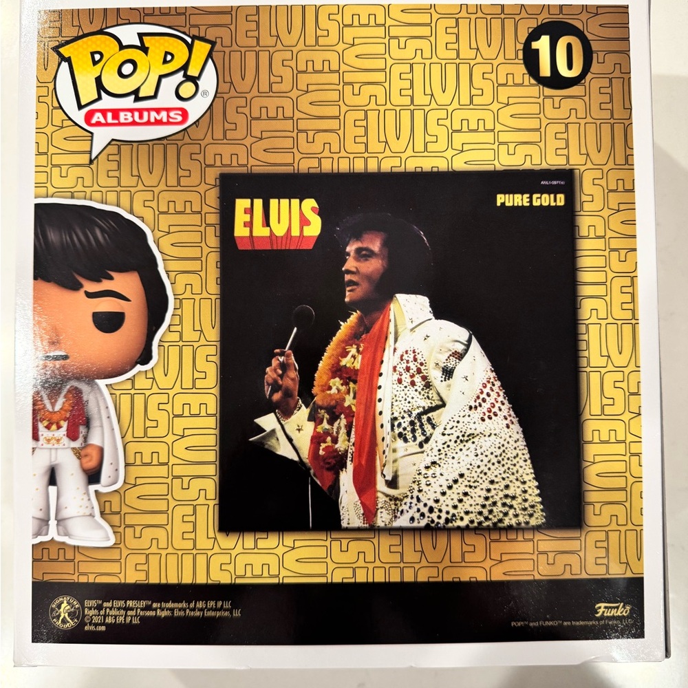 Funko Pop! Albums – Elvis Presley “Pure Gold” #10 (2021) - Picture 2 of 2